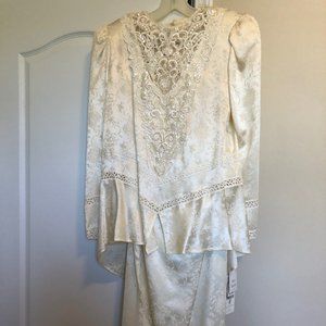 Jessica McClintock 2 piece, Size 8 Ivory Formal